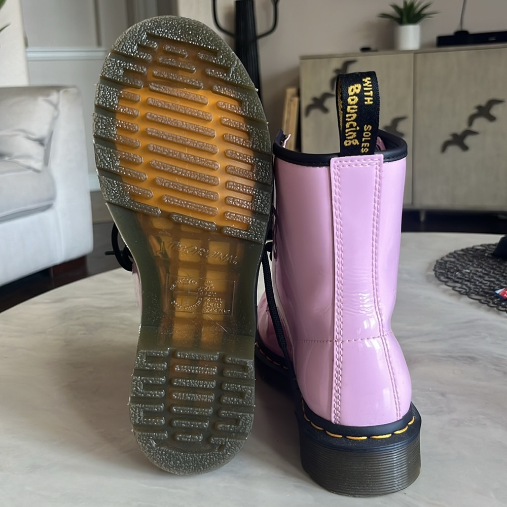Dr. Marten 1460 Pink Pastel Chunky Boots Sz 6 - Picture 6 of 9